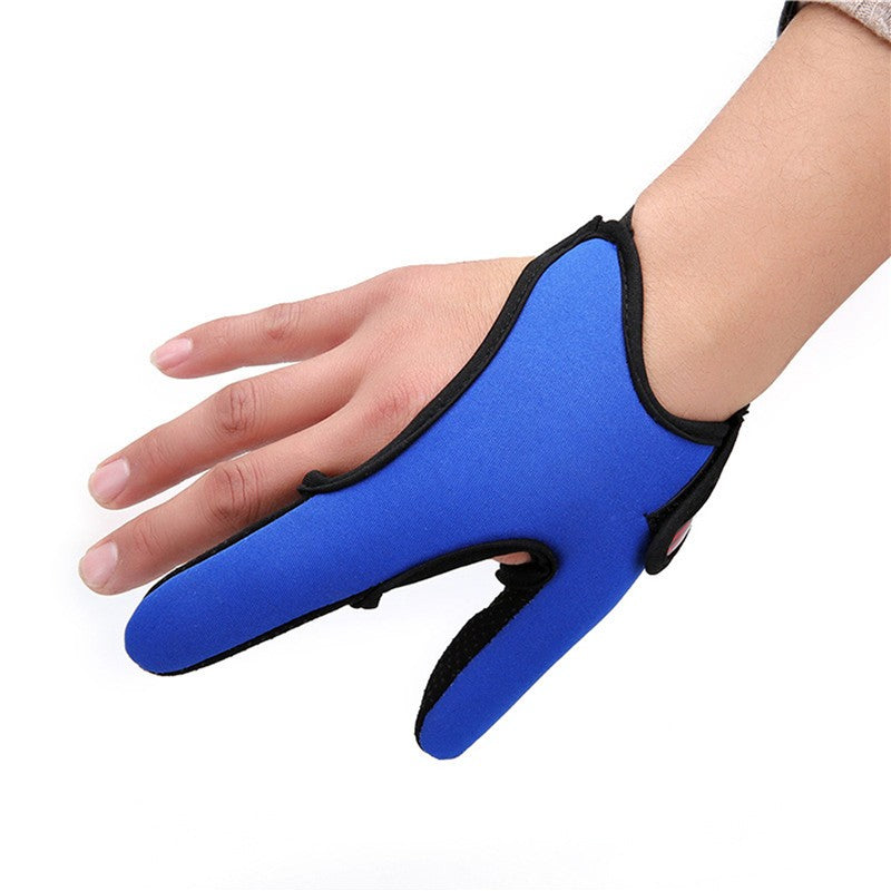 Guantes de pesca con 2 dedos, guantes transpirables, guantes antideslizantes usables, Protector de dedos para pesca, aparejos de pesca, caza, impermeables