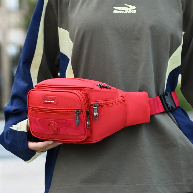 Riñonera multifuncional Unisex de gran capacidad, impermeable, Oxford, paquete de negocios, bolso cruzado de pecho a la moda para viajes y trabajo