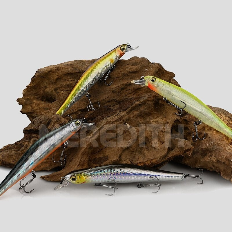 MEREDITH ORBIT-110SP sistema magnético Orbital Señuelos de Pesca superiores Minnow Wobbler calidad aparejos de pesca anzuelos para pesca