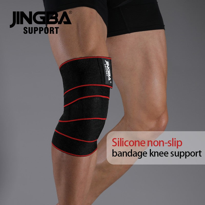 1 Uds. Rodilleras deportivas para levantamiento de pesas, vendajes para rodillas, sentadillas, accesorios para equipos de entrenamiento para gimnasio