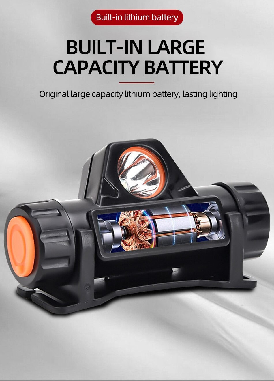 Faro recargable COB LED USB fuerte magnético potente faro Super brillante imperm