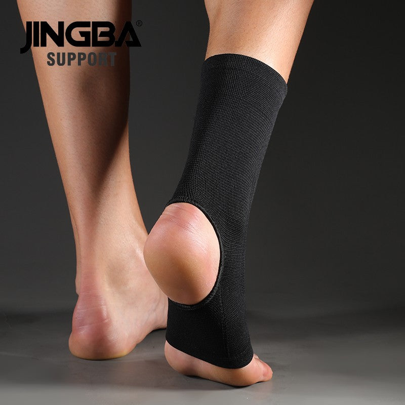 Soporte JINGBA, 1 Uds., envío directo, tobillera de compresión de nailon negro, Protector de soporte para deportes al aire libre, articulación protectora del tobillo