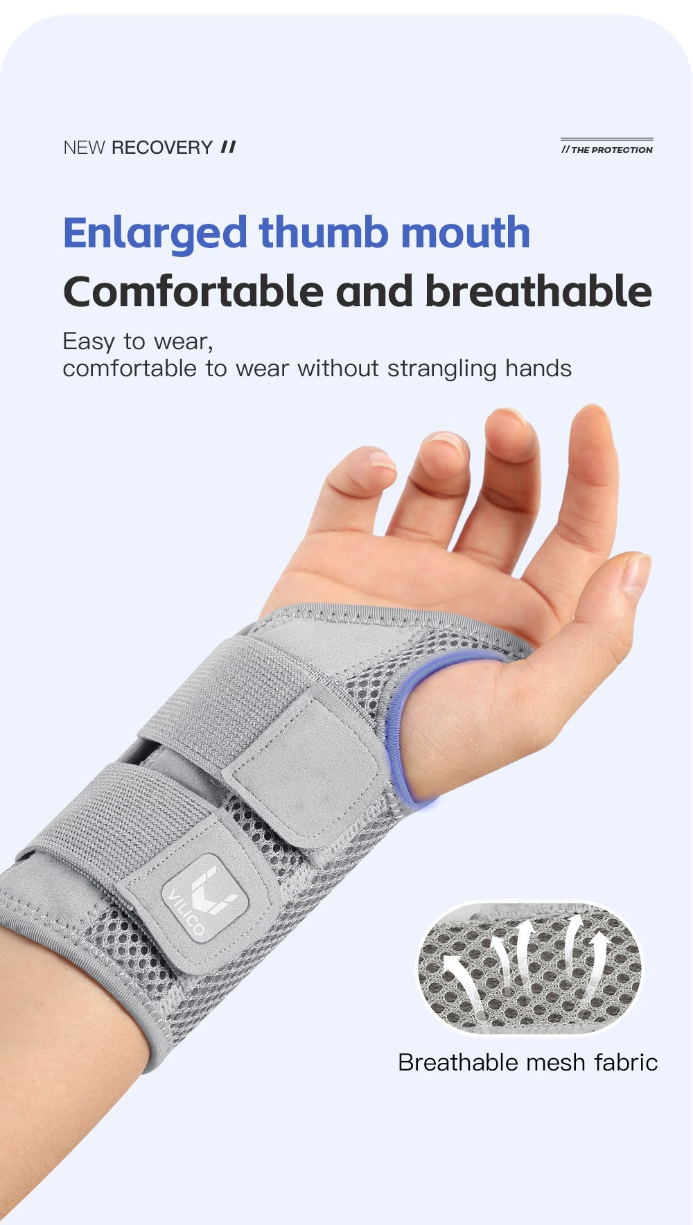 Muñequera para túnel carpiano, soporte con férulas, soporte de mano para artritis, tendinitis, esguince, lesiones, dolor de muñeca, 1 ud.
