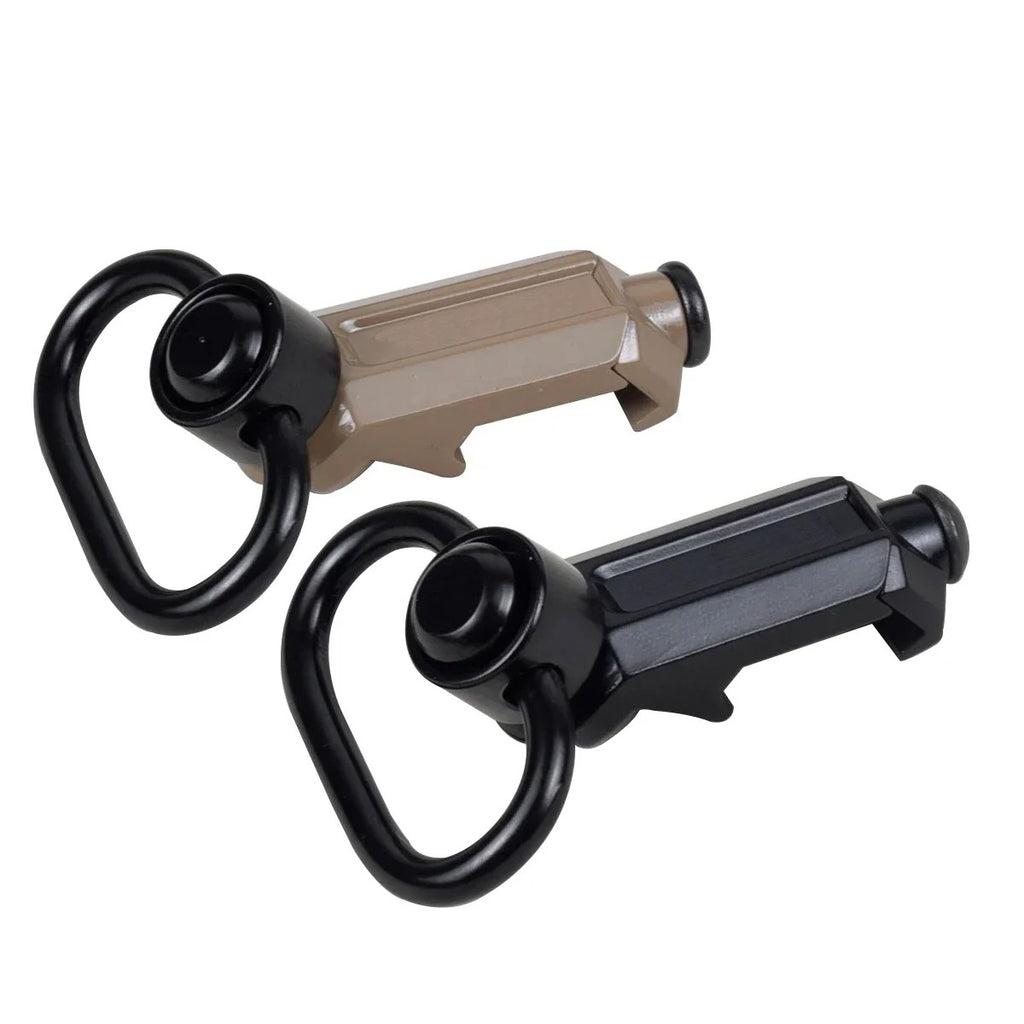 Táctico RSA GBB liberación de separación rápida QD Sling montaje de alcance giratorio. 223 AR15 ajuste de caza Pictinny Rail Mlok Keymod adaptador de montaje