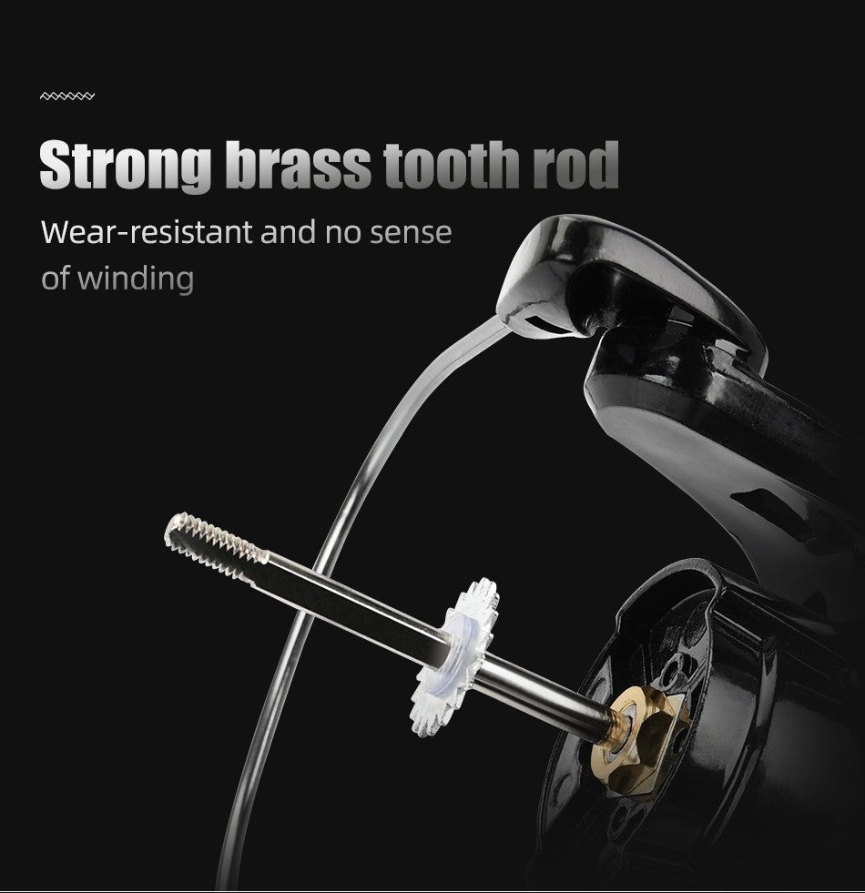 Carrete giratorio de arrastre máximo de 8KG para pesca AC3000 4000 5000, carrete de Metal con mango, plantilla de mar, carrete de carpa, rueda de bobina de pesca