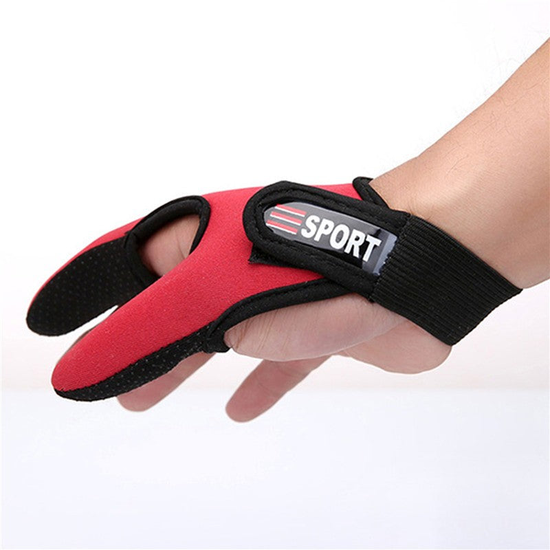 Guantes de pesca con 2 dedos, guantes transpirables, guantes antideslizantes usables, Protector de dedos para pesca, aparejos de pesca, caza, impermeables