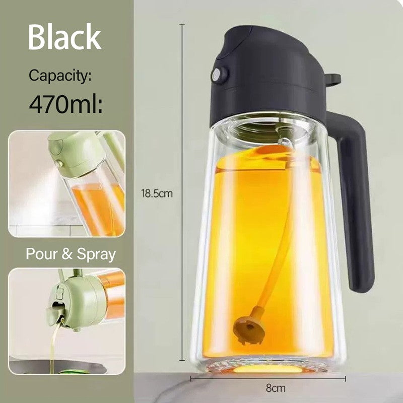 Dispensador de aceite de vidrio