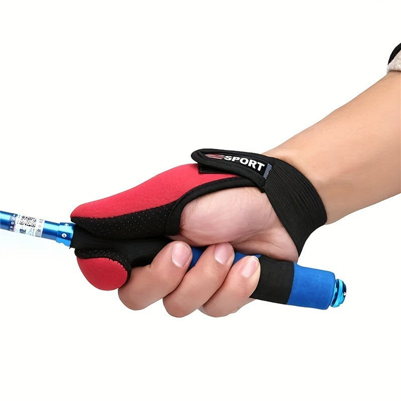 Guantes de pesca con 2 dedos, guantes transpirables, guantes antideslizantes usables, Protector de dedos para pesca, aparejos de pesca, caza, impermeables
