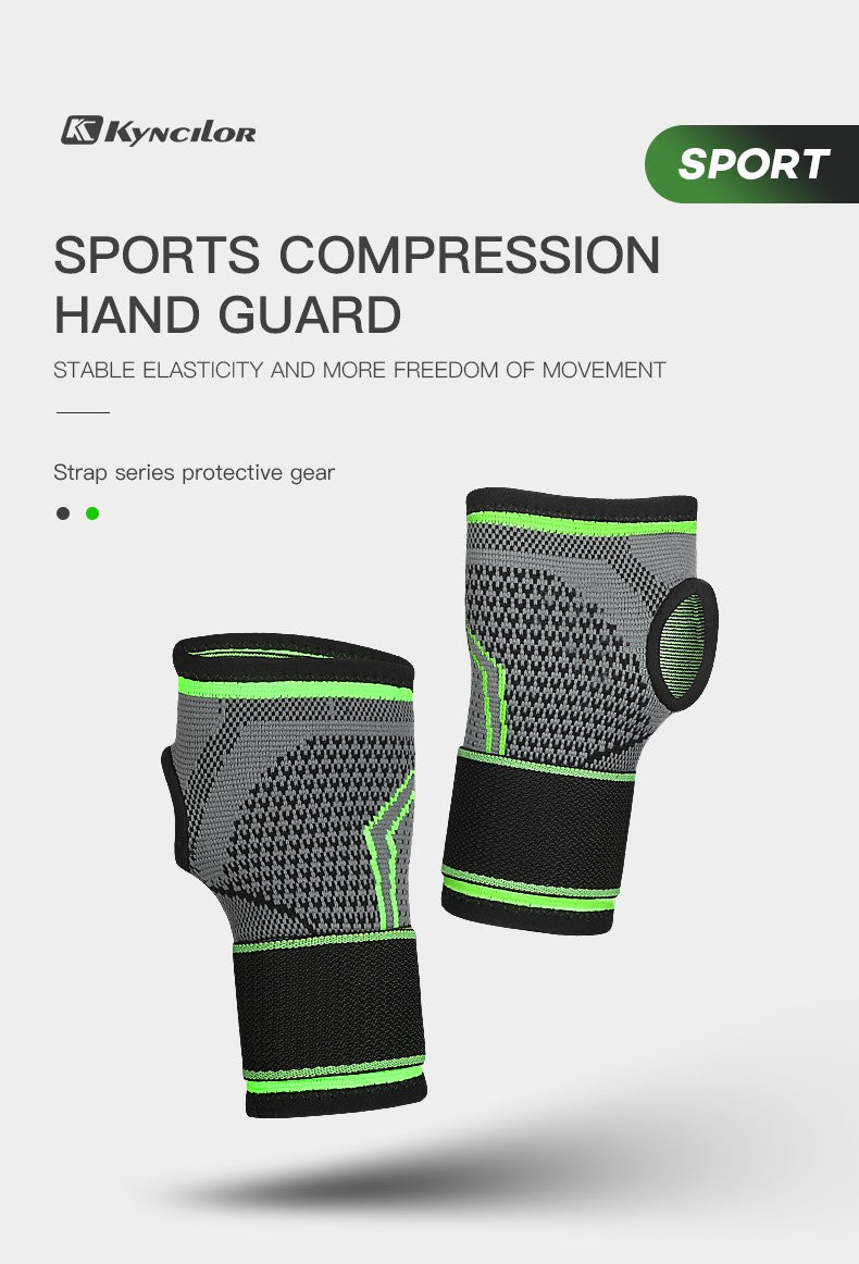 Muñequera deportiva para gimnasio, Protector de Palma, soporte de muñeca ajustable, correa, guantes de compresión para túnel carpiano