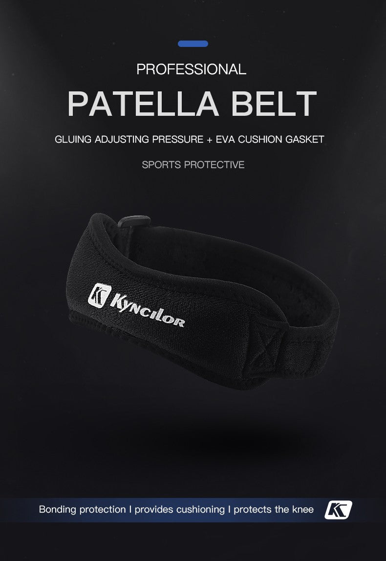 Rodillera rótula ajustable de Gel de sílice, Protector de correa para tendón de rodilla, rodillera para correr, deportes, ciclismo, gimnasio, soporte para rodilla, 1 ud.