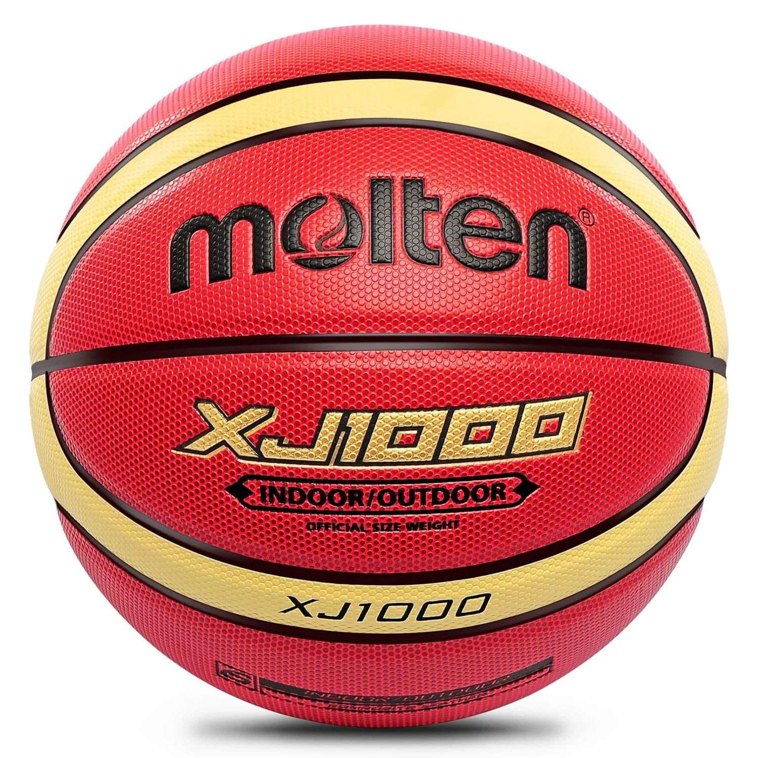 Baloncesto fundido XJ1000 Talla 6, 7 Entrenamiento interior/exterior Baloncesto de cuero PU resistente al desgaste