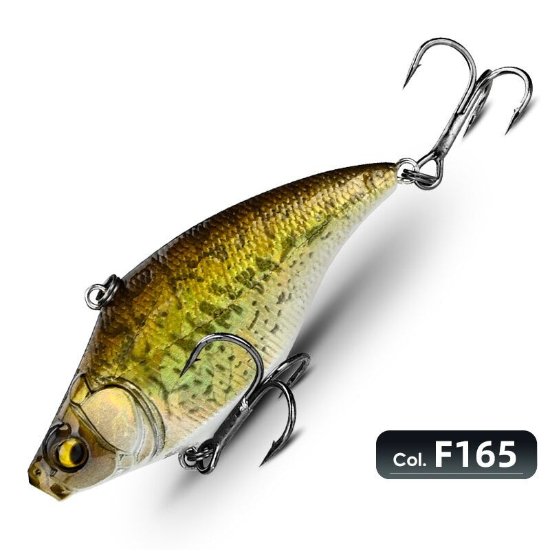 MEREDITH VIBRATION-X VIB 75mm 19g Wobblers aparejos de pesca Señuelos de pesca cebo vibratorio para accesorios artificiales de profundidad completa