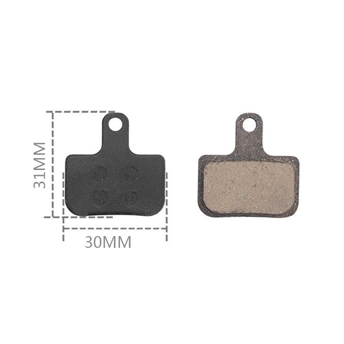 Pastillas de freno hidráulicas para bicicleta de montaña, pastillas de freno de disco de resina orgánica para Shimano xt M445 355 395 Magura, 1 par/2 uds.