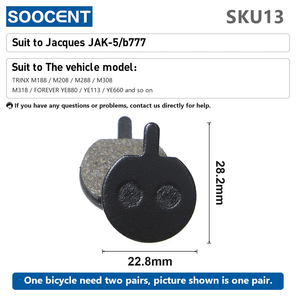 Pastillas de freno hidráulicas para bicicleta de montaña, pastillas de freno de disco de resina orgánica para Shimano xt M445 355 395 Magura, 1 par/2 uds.