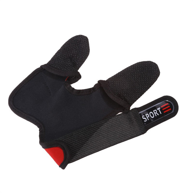 Guantes de pesca con 2 dedos, guantes transpirables, guantes antideslizantes usables, Protector de dedos para pesca, aparejos de pesca, caza, impermeables