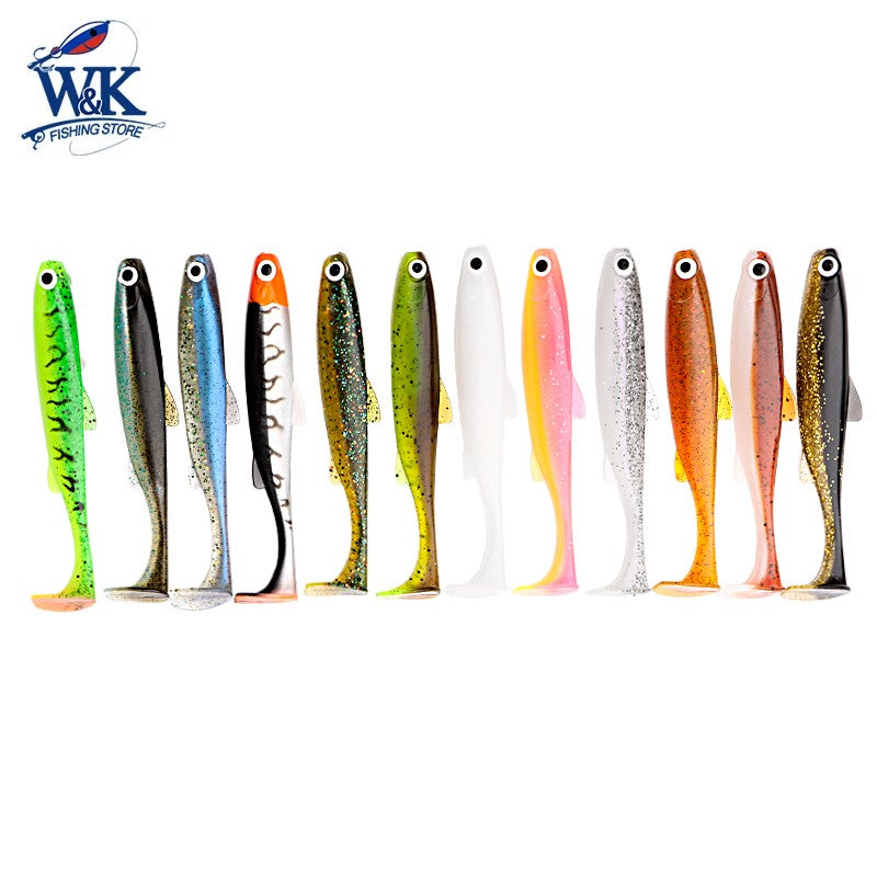 2024 nuevo cebo blando 5 tamaños Hoduller Swimbait para Lucio Zander Snook perca Señuelos de pesca con ojos 3D JIG Head Rig señuelo suave