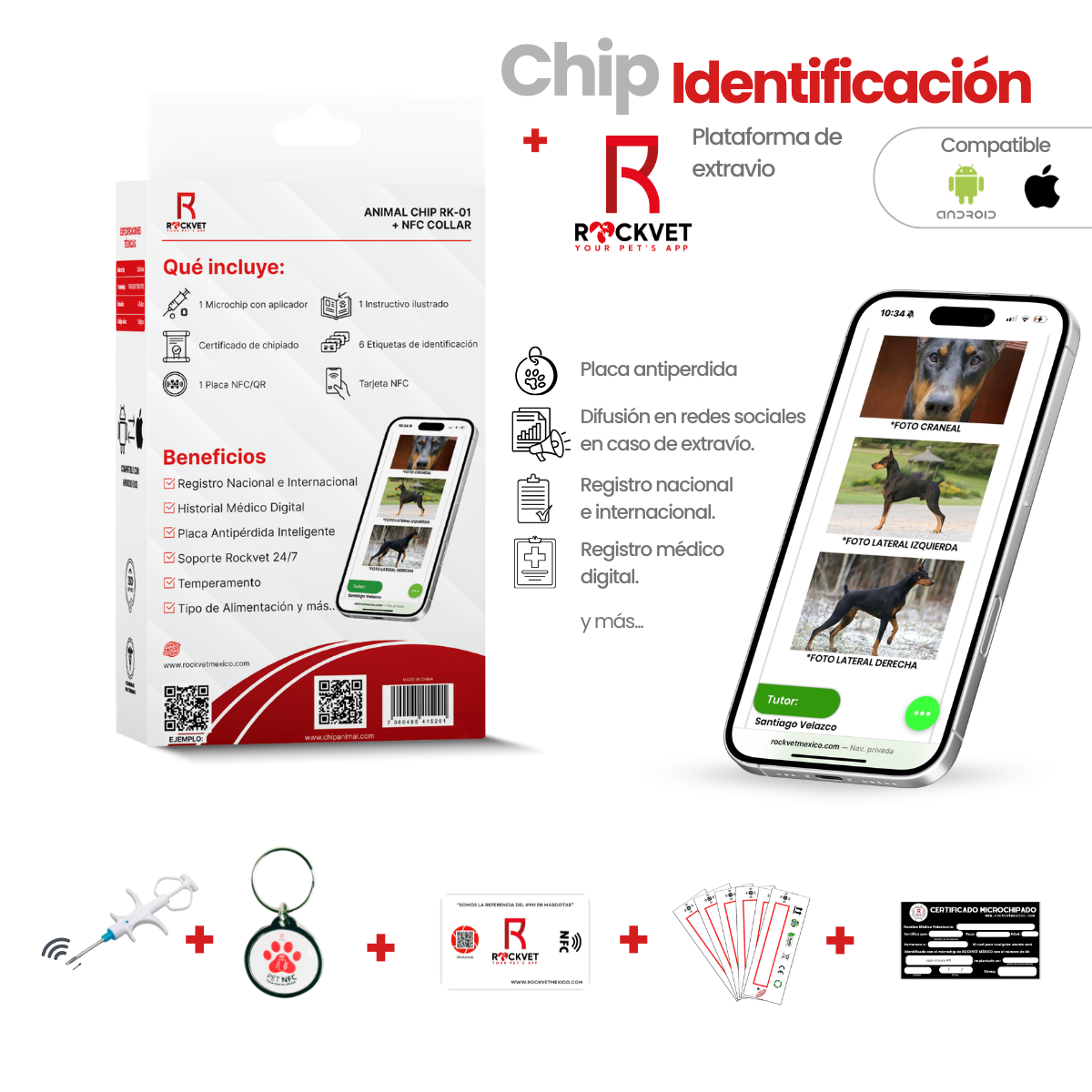 Nano CHIP de identificación Pequeñas especies