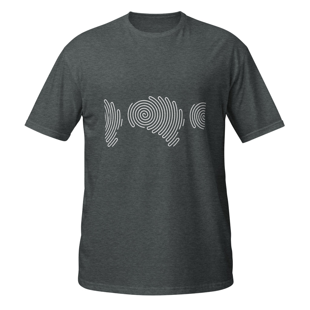 Camiseta de manga corta unisex - línea vida eterna