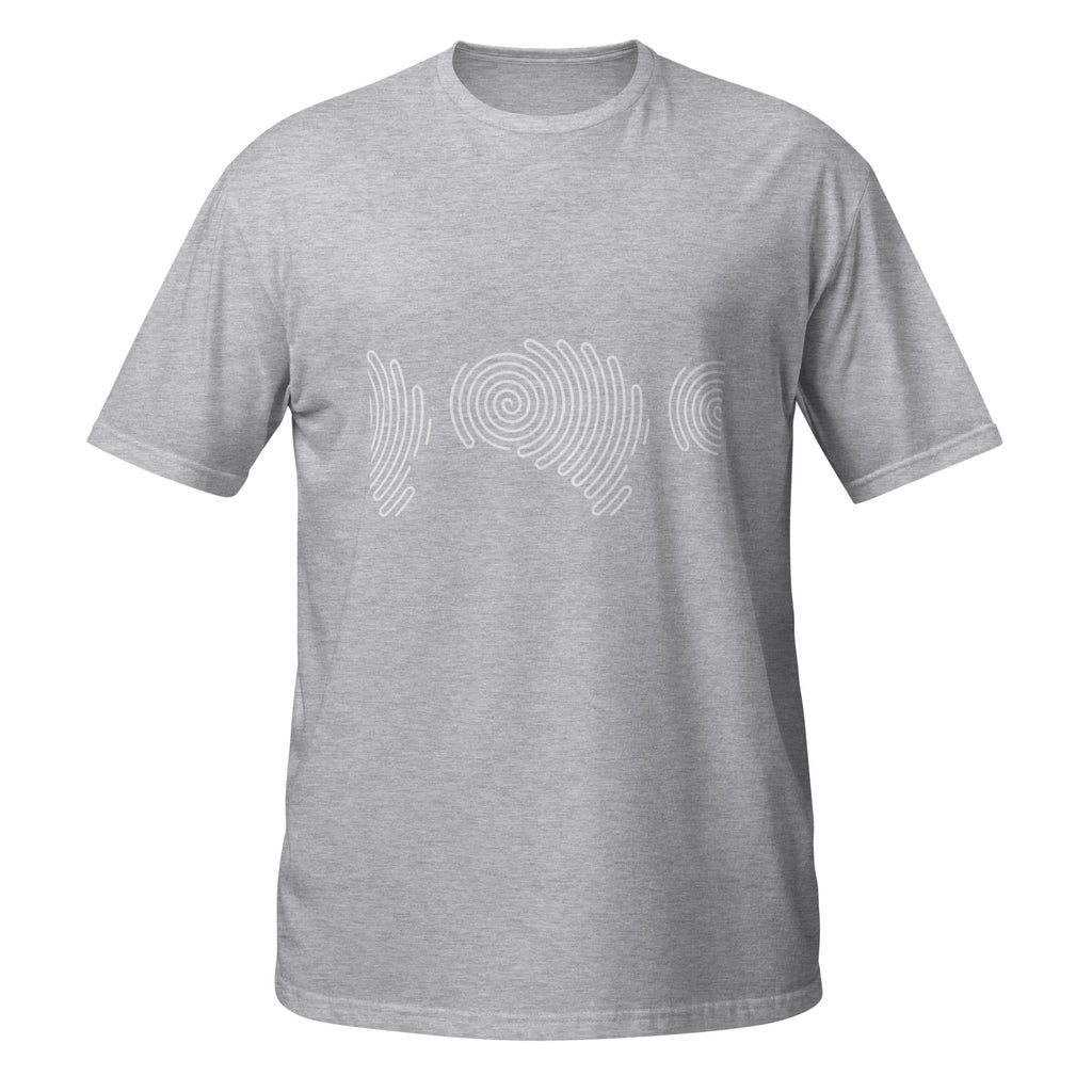 Camiseta de manga corta unisex - línea vida eterna